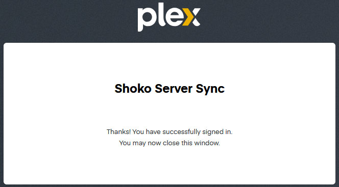 Shoko - Plex Synced