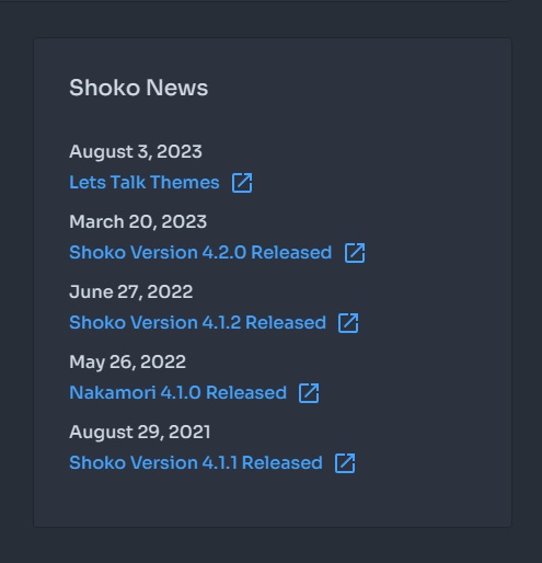 Shoko Server - Dashboard - Shoko News